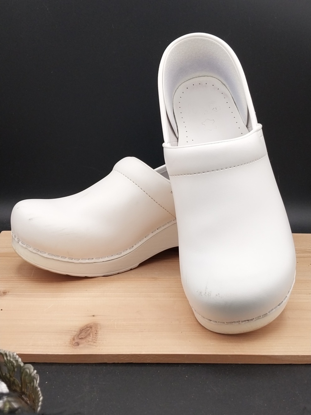 Dansko White Clog Size 40
